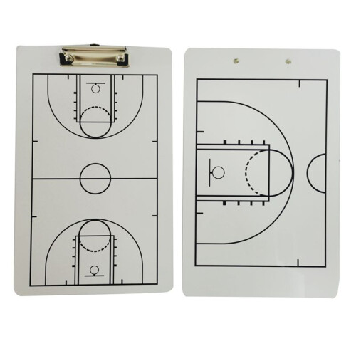 2X  Board Dry Erase Coaching Board Double Sided Design Strategy Board Whiteboard for Basketball 2