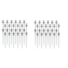 24 Pezzi Tagliacarte in Metallo Tagliacarte Apri Buste Coltello Tagliacarte Perline (Perline Non Incluse)