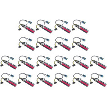 20X PCIe to PCI Express 16X Riser for Laptop External  Card EXP GDC BTC Miner MPCIe to PCI-E Slot Mining Card