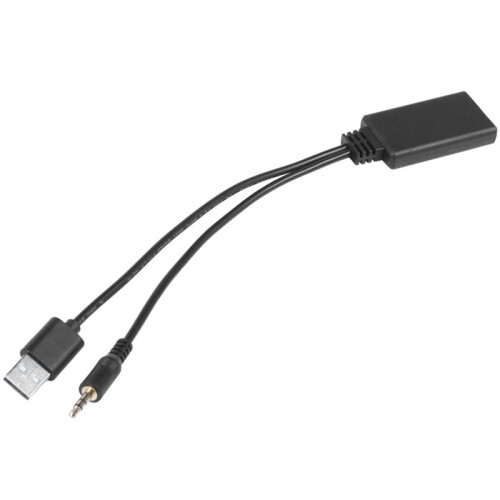 4X Car Wireless  Module Music Adapter Auxiliary Receiver Aux Audio USB 3.5mm Socket for  E90 E91 E92 E93 1
