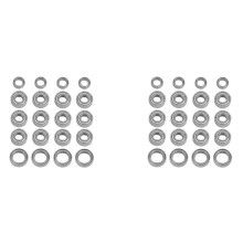 40Pcs Steel Bearing Kit for TT01 TT-01 TT01D TT01E TT01R DF02 1/10 RC Car Upgrade Parts Accessories