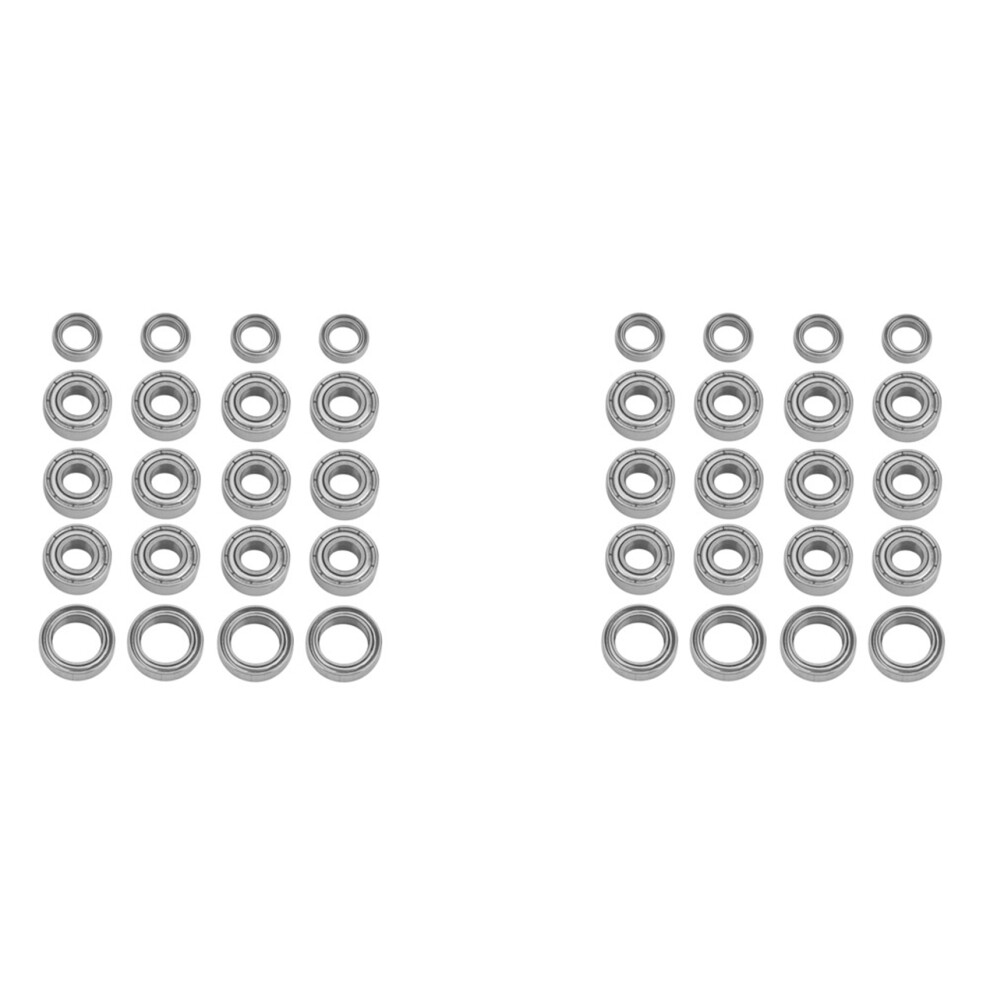 40Pcs Steel Bearing Kit For Tt01 Tt-01 Tt01d Tt01e Tt01r Df02 1/10 Rc Car Upgrade Parts Accessories 6032704319823
