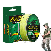 Braided Wire Fishing LongRange 328 Ft PE Braided Wire AbrasionResistant Carp Fishing Yellow