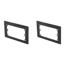 2X Power Supply Baffle SFX to ATX Power Supply Adapter SFX to ATX PSU Converter Conversion Frame with 4 Screws, Black