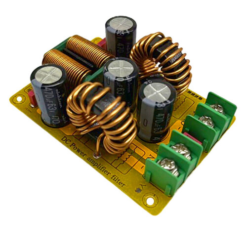 2X  LC Low Pass Filter 20A EMI Eliminate Electromagnetic Interference Switching POWER EMC Car Audio Amplifier 12V 24V 2