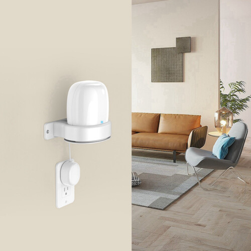 for  Nest WiFi Pro Wall Mounting Bracket Intelligent Speaker Wall Storage Bracket Base, 2 PCS 2