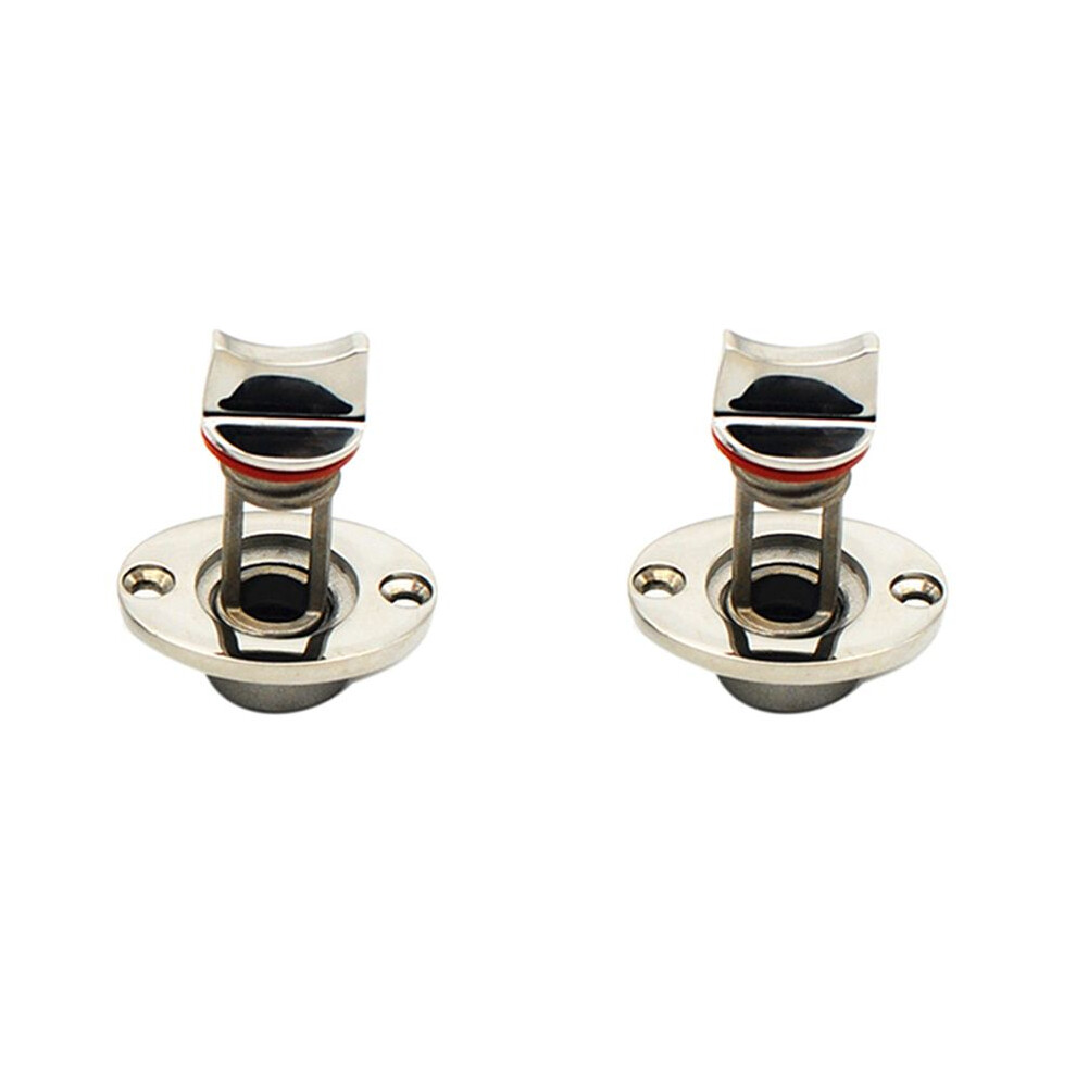 2X Stainless Steel Boat Drain Plug Bung Hole Drainage Marine Dinghy Garboard Hardware Boat Accessories, Gasket Red 6032355688880