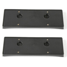 2X Support de Support de Montage de Plaque D'Immatriculation de Pare-Chocs Avant de Voiture pour Mustang 2015 2016 2017 2018 2019 2020 2021 2022