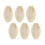 400X Bouchées - Bols, Bois Biodégradable "Bateau" 11 cm x 6,5 cm 2