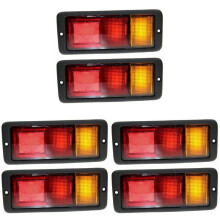 6Pcs Rear Tail Light Bumper Daytime Running Driving Lamps for Shogun Pajero 1992-1999