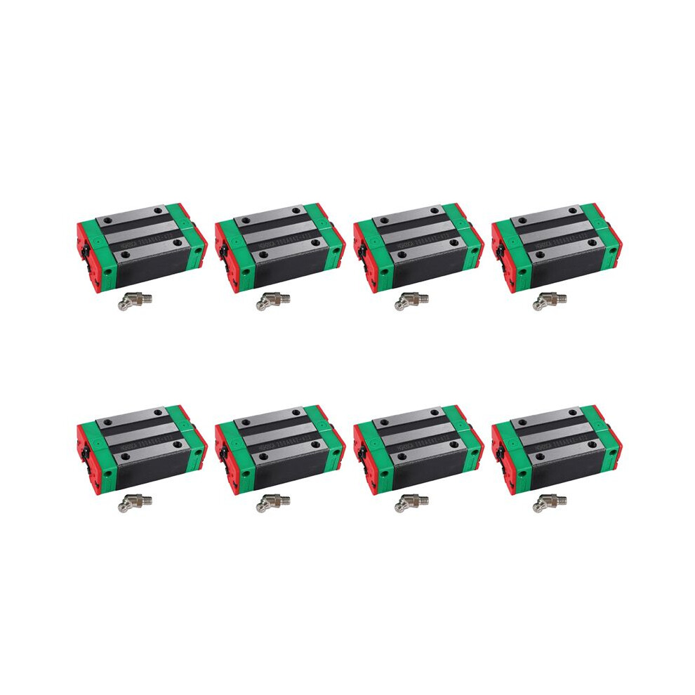 8X Steel Hgh20ca 20Mm Linear Rail Guide Block For Cnc Machine Parts Manufacturing Equipment 6033249297072