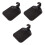 3X Jincomso Rotatable 360 Degree Fixed Mouse Pad, Mouse Tray Accessory, Wrist Guard Mouse Pad, Black 1