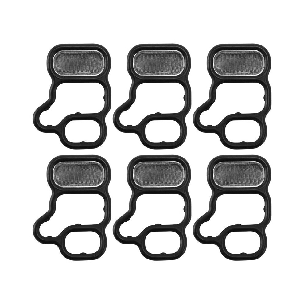 6X Vtec Solenoid Gasket / Spool Valve Filter Screen 15815-Raa-A02 For Car Accessories 6032618006031