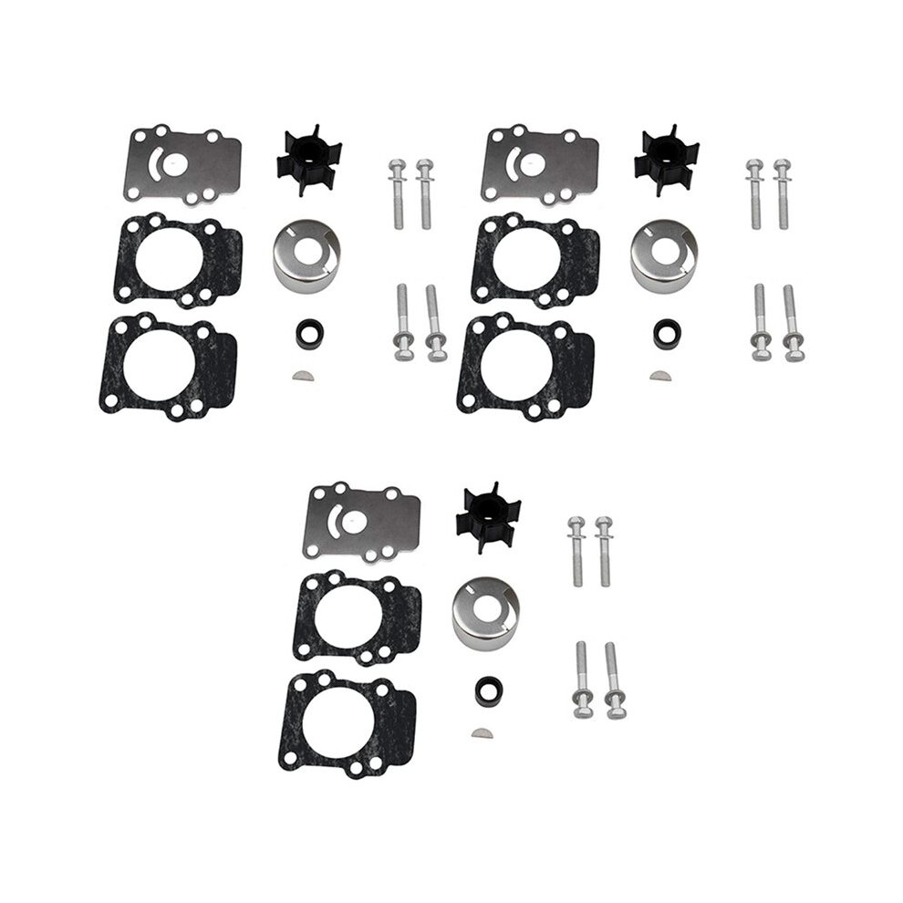 3X Water Pump Impeller Kit For 9.9 15 Outboard 682-W0078-A1-00 18-3148 6032919647537