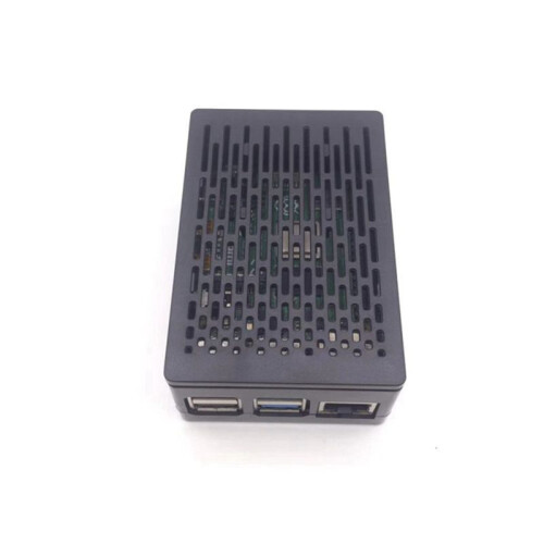 4X for Raspberry Pi 4 Case Shell Box Enclosure Installable Cool Fan Aluminum HeatSink Enclosure for Raspberry Pi 4B 2