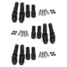 12 Pcs Metal Front Axle Drive Shaft Rear Axle Shaft for WPL C14 C24 C34 B14 B24 B36 MN D90 MN99S RC Car Upgrade Parts
