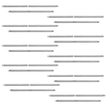 20Pcs Front & Rear Axle Shaft for MN D90 D91 D96 MN-90 MN99S 1/12 RC Car Upgrade Parts Accessories