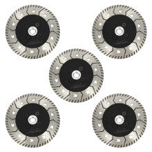 5pcs 125 x 2.8mm M14 Double-Sided Diamond Saw Blade Grinding Slice Type with Flange