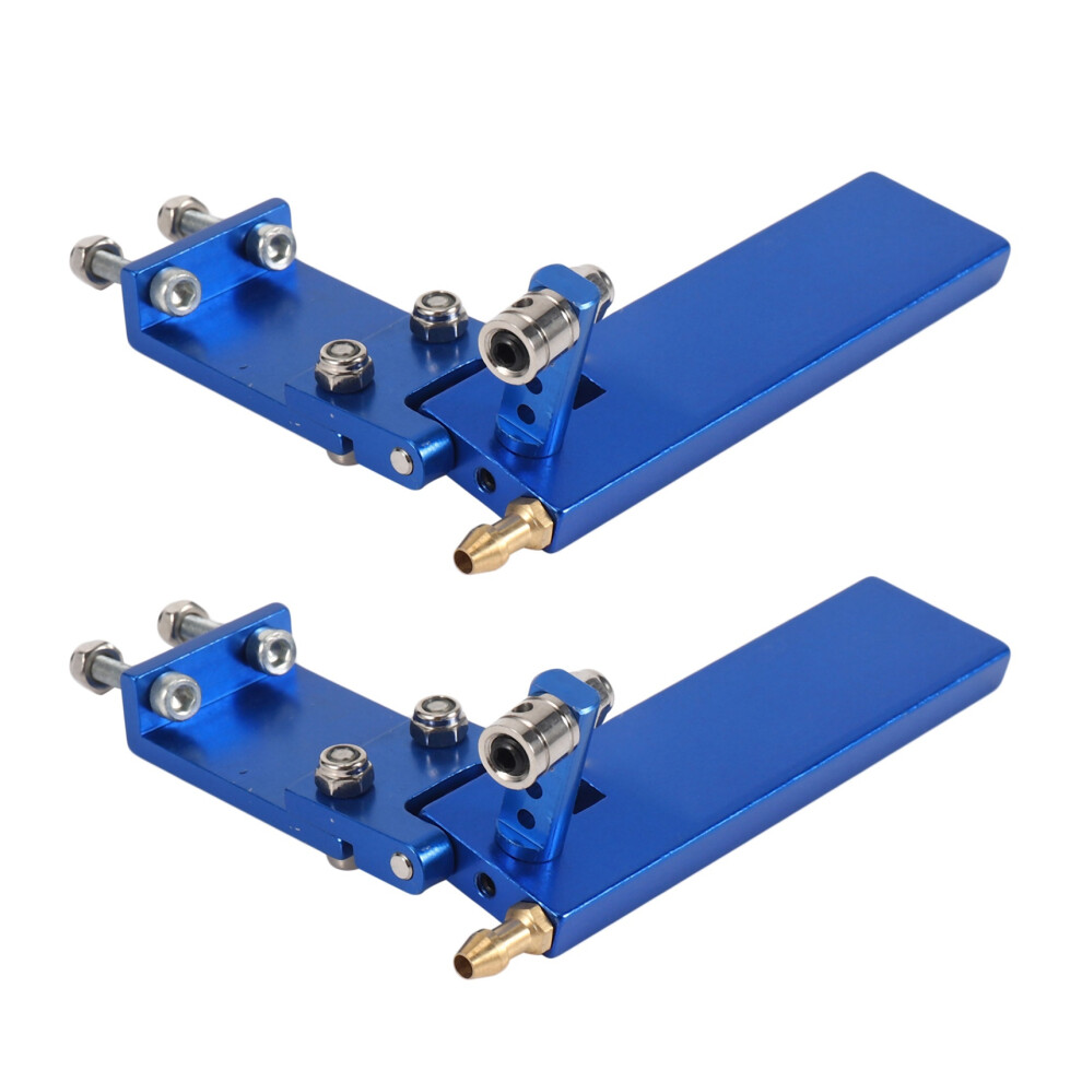 2X Rc Boat Aluminium Alloy 75Mm Metal Suction Water Rudder For Remote Control Rc Boats Cnc Parts 6032350281208