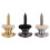8PCS Wool Copper Guitar Strap Lock Locking Pegs Pins Mushroom Shape End Button Gold 2