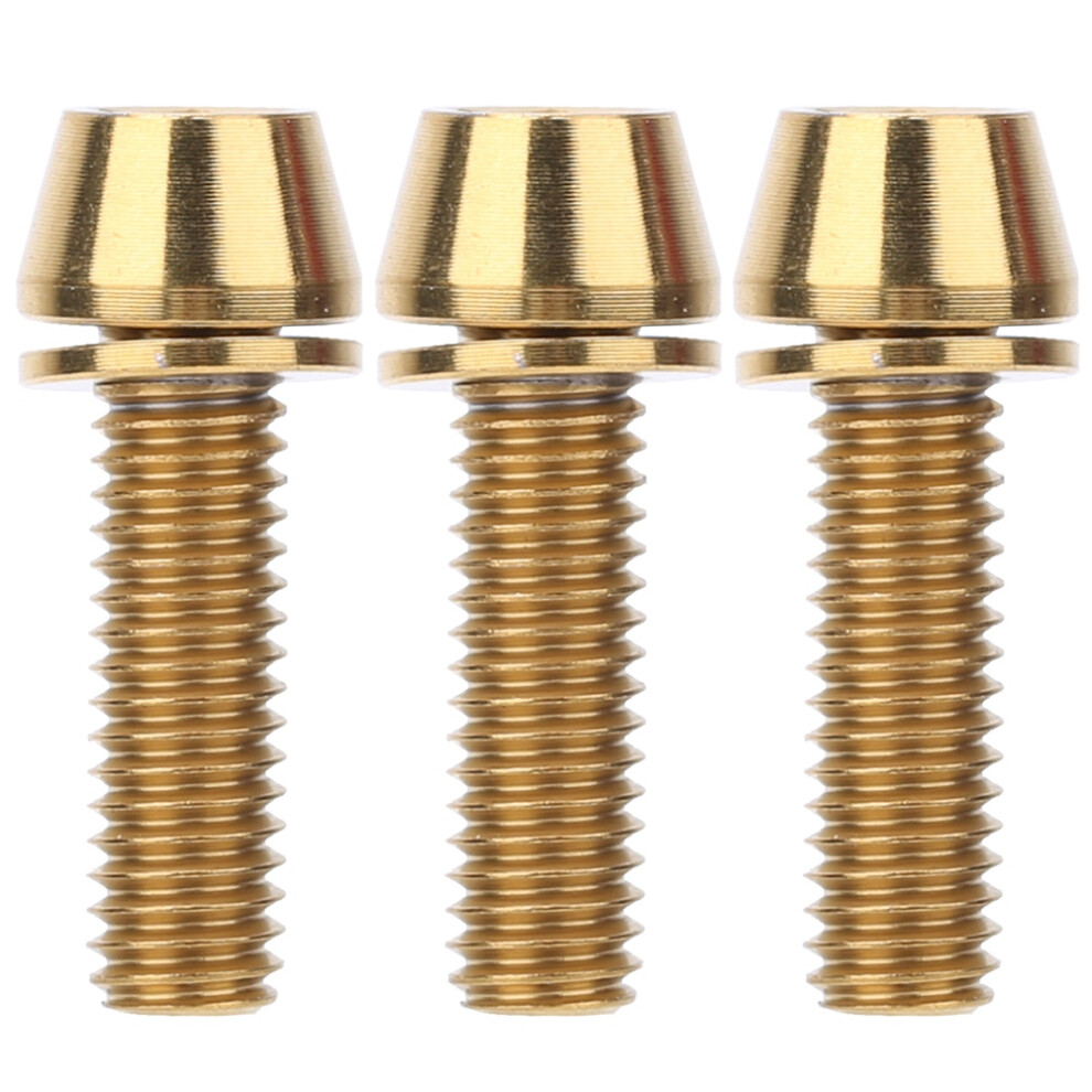 Titanium Alloy Fastener For Bicycle Stem, Tapered Head Bolt With High Strength And Corrosion Resistance, Lightweight Durable Hex Socket Screw For 9358999970363