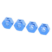 RC Aluminium Alloy Hex Wheel Hub 12mm x 5.5mm x 7mm for RC Car Accessories Kit