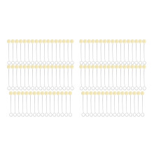100 Pieces Wool Daubers Brush Leather Dye Dauber Dyeing Applicator with Metal Handle for DIY Crafts Projects