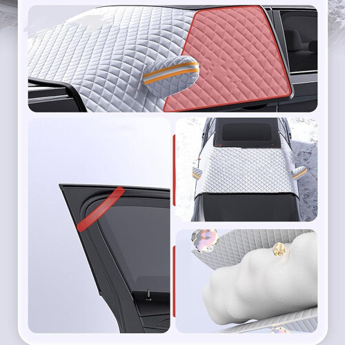 Car Windshield Cover Compatible Winter Ice Snow Front Window Protector 2