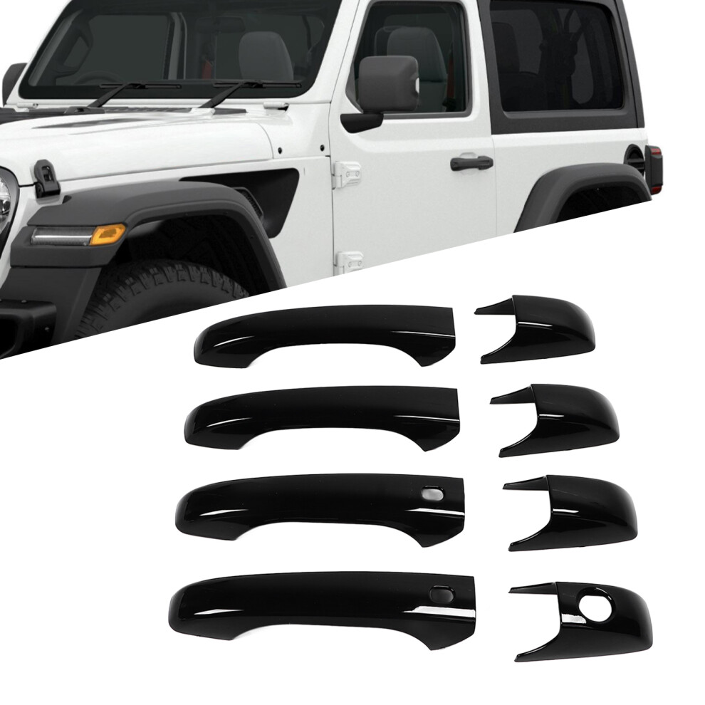 Stã¼Cke Glanz Schwarz Tã¼Rgriff Dekor Abdeckung Trim 7443665922769