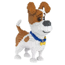 Micro Blocks Set, Dog Model Kit DIY Micro 3D Building Blocks, Mini Toy Gifts