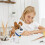 Micro Blocks Set, Dog Model Kit DIY Micro 3D Building Blocks, Mini Toy Gifts 3