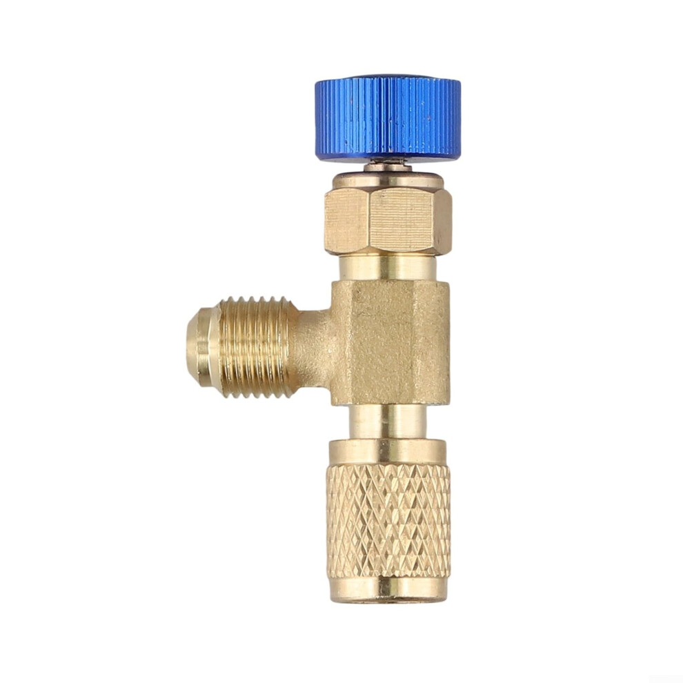 Brass Air Conditioning Valve R22 R410 Leakproof Hvac Service Connector For Refrigeration Maintenance 9347817139297