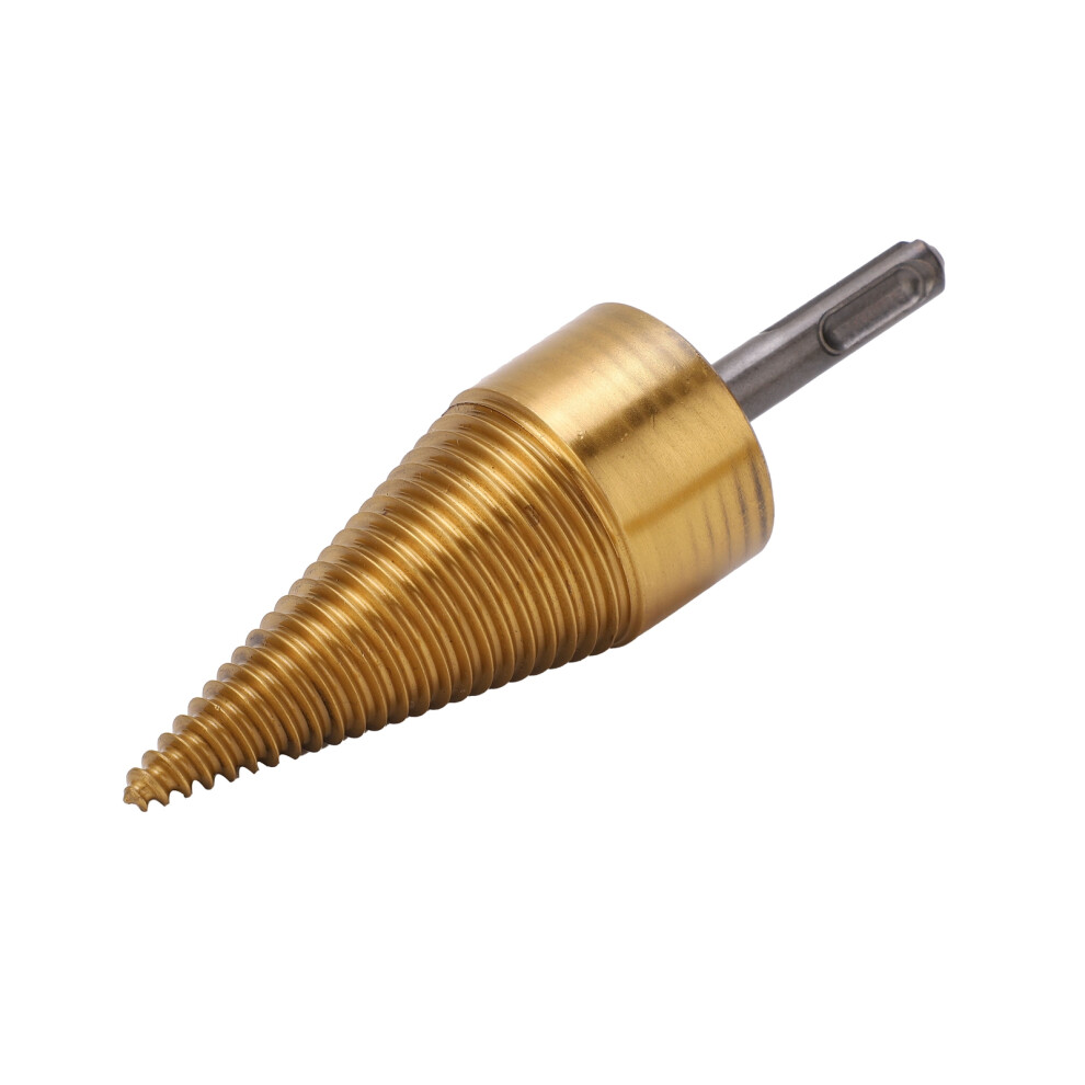 Twist Firewood Splitter Cone Punch Bit 42Mm Ti-Plating 145Mm 8041378549885