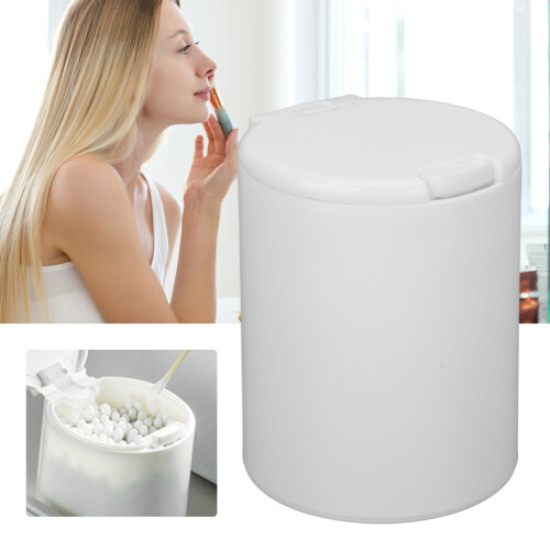 Runde ABS-Baumwollpad-Dispenserbox, Staubdicht, Leicht, 200 ml