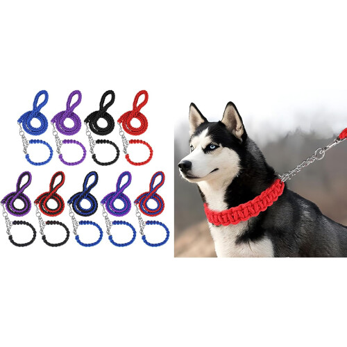 Dog leash for outdoor walks, no pulling, practical nylon leash, adjustable towing rope for large dogs Ref: 2685 1