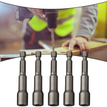 Mm Hex Socket Nut Screw Tech Tool 5Pcs Cladding Drill Driver Magnetic Roofing Setter Useful Hot Sale Practical