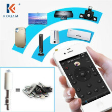Transmissor Universal Sem Fios de 3,5mm Comando Remoto Via IR para Smartphone, TV, Ar Condicionado, Acessórios para Telemóveis