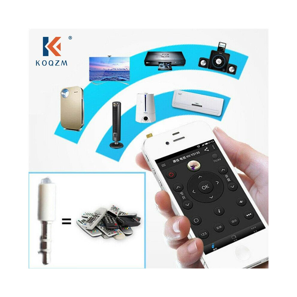 Universal 3.5Mm Wireless Infrared Transmitter Remote Control Ir Port For Smartphone Tv Air Conditioner Mobile Phone Accessories 6935161457063