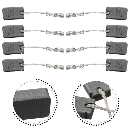 Long Lasting Carbon Brushes for Bosch GWS 1000,1100,1400,10,11,14,15125 Power Tools, Restore Motor Functionality, 6 Pack 1