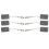 Long Lasting Carbon Brushes for Bosch GWS 1000,1100,1400,10,11,14,15125 Power Tools, Restore Motor Functionality, 6 Pack 6