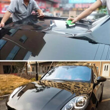 1 Roll 30 152cm Black Glossy Vinyl Film Gloss Glossy auto Wrap Foil Sticker With Air Bubble Free Motorcycle Car Wrapping