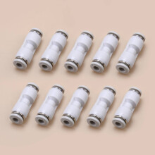 10Pcs 4mm Air Suspension Compressor Straight Connector Adapter Fit for Mercedes Benz S-Class W220 R-Class W164