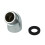 Brass Extender Shower Elbow 145 Degree Chrome For Hand Shower Thread G 1/2 Connections Replacement  Practical 2