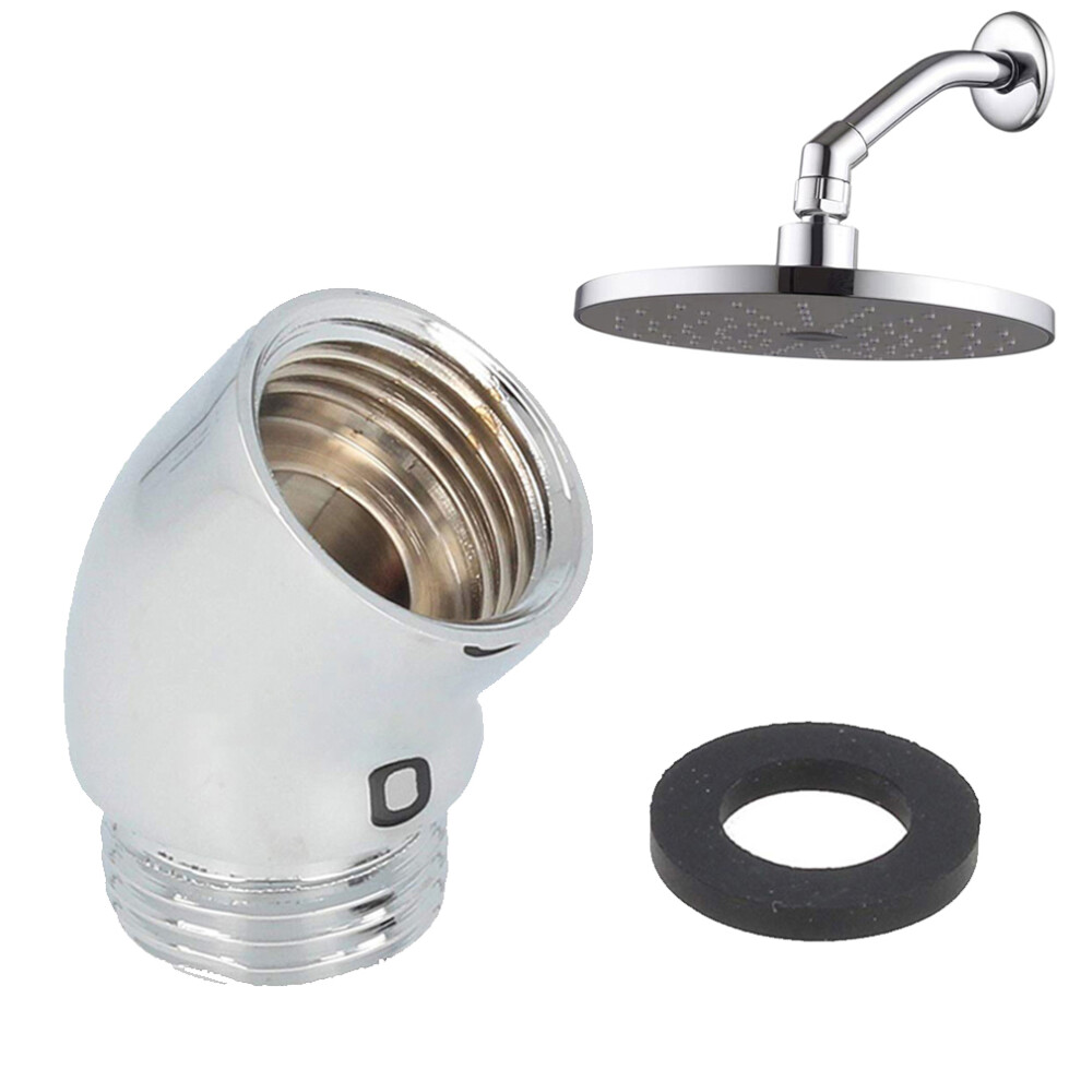 Brass Handheld Shower Adapter Shower Head Elbow Adapter Mounting Adapter Shower Nozzle And Arm Corrosion Resistant Heatresisting 6935161529265
