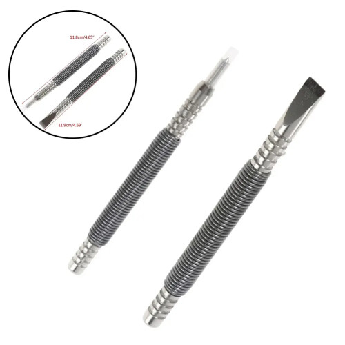 Spring Tool Nail Hammer Punch Workshop Hand Tools High Speed Steel Workshop Equipment 2 Pcs Double Ended