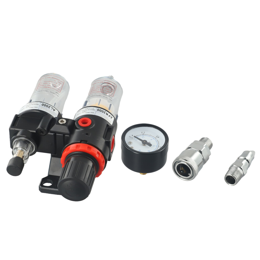 Industrial Practical Useful Air Compressor Filter Separator Airbrush Oil Pressure Regulator Tool Trap Water Afc2000 Accessories 6935161488159