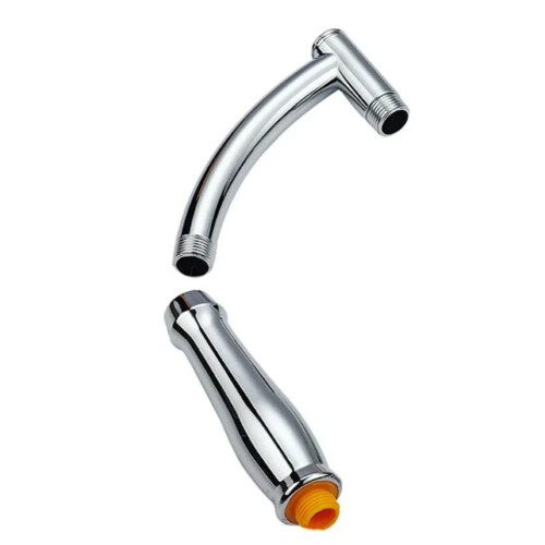 Shower Arm Shower Head Extension Pipe Hardware Accessory Handheld Wall Mounted Hotel Water/rainfall Two Shower Mode Conversion 2