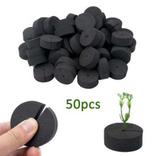 50x Garden Planting Clone Collars Garden Soilless Cultivation Clone Collars Root Fixator Plant Germination Collars Root Fixator