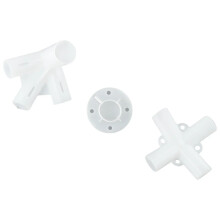 9pcs Awning Connector Accessories Outdoor Camping Tent Root Connector 3 3m Plastic Connection Pavilion Garden Canopy Connector