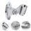 Universal Shower Head Holder Wall Mounted Adjustable Shower Bracket Handheld Sprayer Fixed Base Support Bathroom Accessories 2